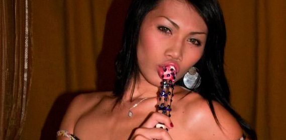 Glass dildo
